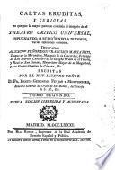 Cartas erudítas, y curiosas