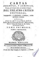 Cartas eruditas, y curiosas