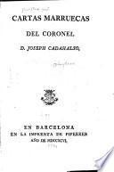 Cartas marruecas del coronel D. Joseph Cadahalso