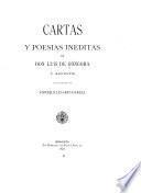 Cartas y poesias ineditas de Don Luis de Góngora y Argote