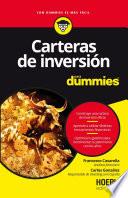 Carteras de inversión para dummies