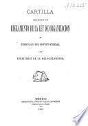 Cartilla a que se refiere el art. 97 del Reglamento de la ley de organización de tribunales del Distrito Federal y del Territorio de la Baja-California
