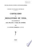 Cartulario de Monasterio de Vega
