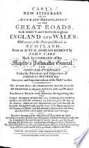 Cary's New Itinerary; Or, an Accurate Delineation of the Great Roads ... Throughout England and Wales; with Many of the Principal Roads in Scotland from ... Actual Admeasurement