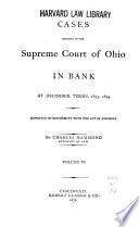 Cases Decided in the Supreme Court of Ohio