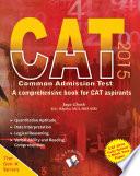 CAT 2015 - A COMPREHENSIVE BOOK FOR CAT ASPIRANTS