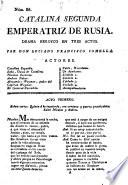 Catalina Segunda, Emperatriz de Rusia