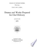 Catalog of Copyright Entries. Fourth Series