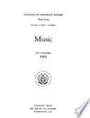 Catalog of Copyright Entries