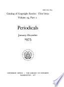 Catalog of Copyright Entries