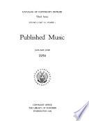 Catalog of Copyright Entries
