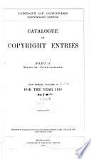 Catalog of Copyright Entries