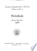 Catalog of Copyright Entries. Third Series