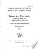 Catalog of Copyright Entries. Third Series