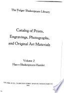 Catalog of Prints, Engravings, Photographs, and Original Art Materials