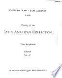 Catalog of the Latin American Collection