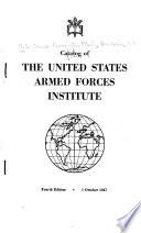 Catalog of the United States Armed Forces Institute
