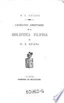 Catálogo abreviado de la bibliotheca Filipina