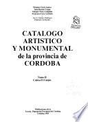 Catálogo artístico y monumental de la provincia de Córdoba