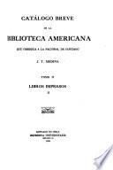 Catálogo Breve de la Biblioteca Americana