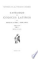 ... Catálogo de códices latinos