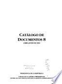 Catálogo de documentos: Abril-junio, 1992