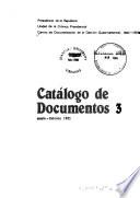 Catálogo de documentos