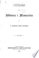 Catálogo de la biblioteca i manuscritos de D. Benjamin Vicuña Mackenna