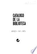 Catálogo de la Biblioteca