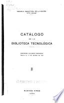 Catálogo de la Biblioteca tecnológica