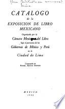 Catálogo de la Exposición de libro mexicano