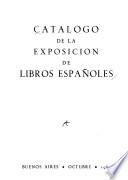 Catálogo de la exposición de libros españoles