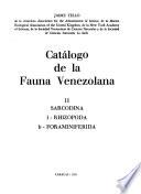 Catálogo de la fauna venezolana: Foraminiferida