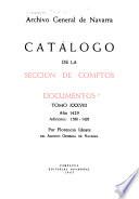 Catálogo de la sección de comptos: Año 1429. Adiciones: 1388-1428