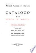 Catálogo de la sección de comptos: Años 1402-1404