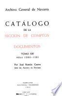 Catalogo de la seccion de comptos. Documentos