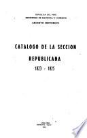 Catálogo de la sección republicana