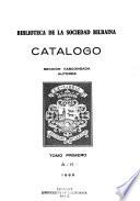 Catálogo de la sección vascongada de autores, complementado con el de revistas y periódicos y un índice diccionario: A-K