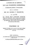 Catálogo de las lenguas de las naciones conocidas: Lenguas y naciones de las islas de los mares Pacifico é Indiano austral y oriental, y del continente del Asia