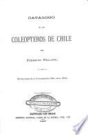 Catálogo de los coleópteros de Chile