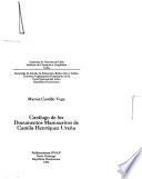 Catálogo de los documentos manuscritos de Camila Henríquez Ureña