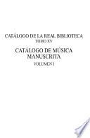 Catálogo de música manuscrita