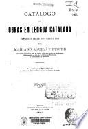 Catálogo de obras en lengua catalana impresas desde 1474 hasta 1860