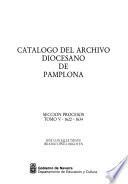 Catálogo del archivo diocesano de Pamplona: 1622-1634