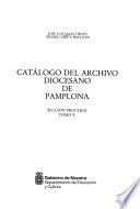 Catálogo del archivo diocesano de Pamplona