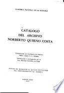 Catálogo del Archivo Norberto Quirno Costa