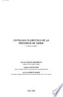 Catálogo florístico de la provincia de Soria