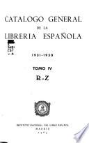 Catálogo general de la librería española, 1931-1950
