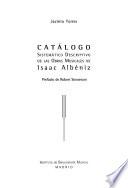 Catálogo sistemático descriptivo de las obras musicales de Isaac Albéniz