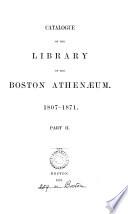 Catalogue ... 1807-1871